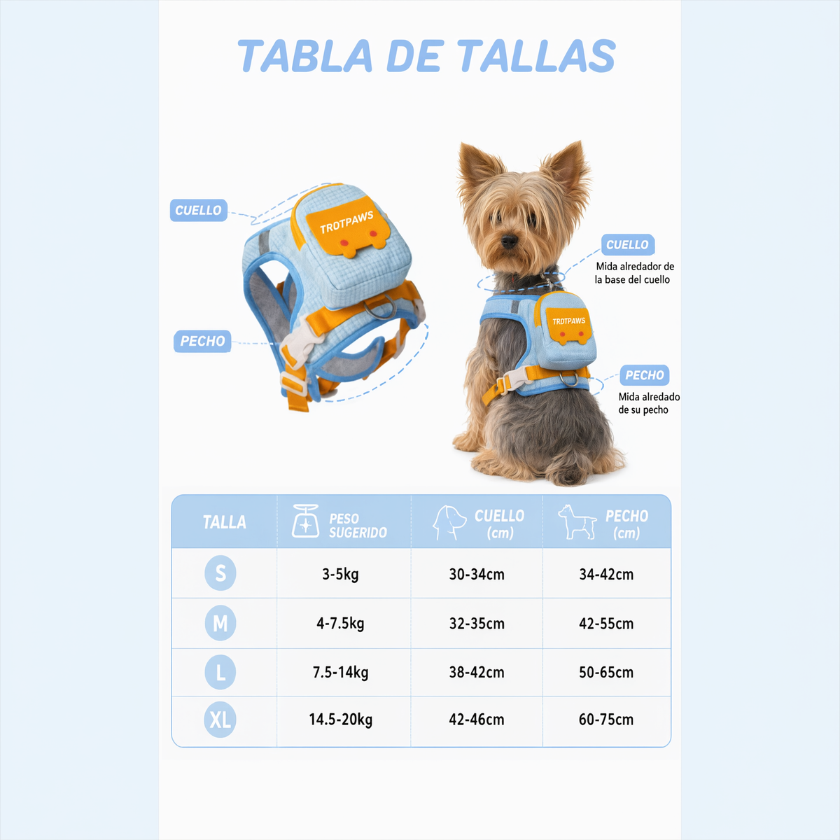 Mochila Adorable para Perros